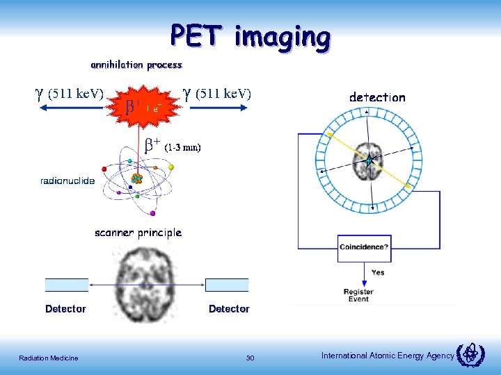 PET imaging Radiation Medicine 30 International Atomic Energy Agency 