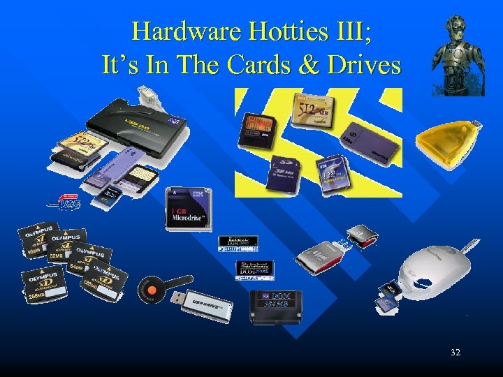 Hardware Hotties III; It’s In The Cards & Drives 32 