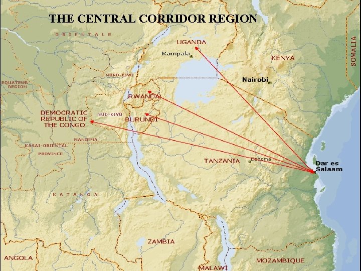 THE CENTRAL CORRIDOR REGION s 3 