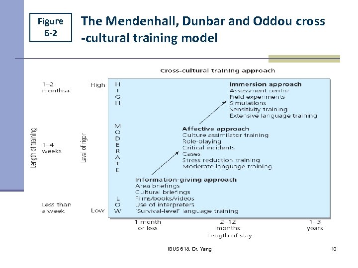 Figure 6 -2 The Mendenhall, Dunbar and Oddou cross -cultural training model IBUS 618,
