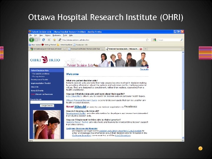 Ottawa Hospital Research Institute (OHRI) 