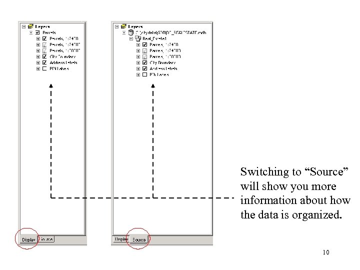 Switching to “Source” will show you more information about how the data is organized.