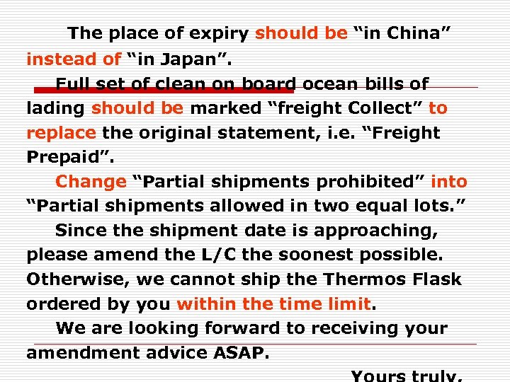  The place of expiry should be “in China” instead of “in Japan”. Full