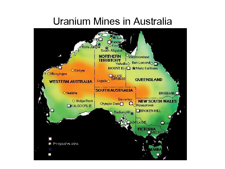 Uranium Mines in Australia 