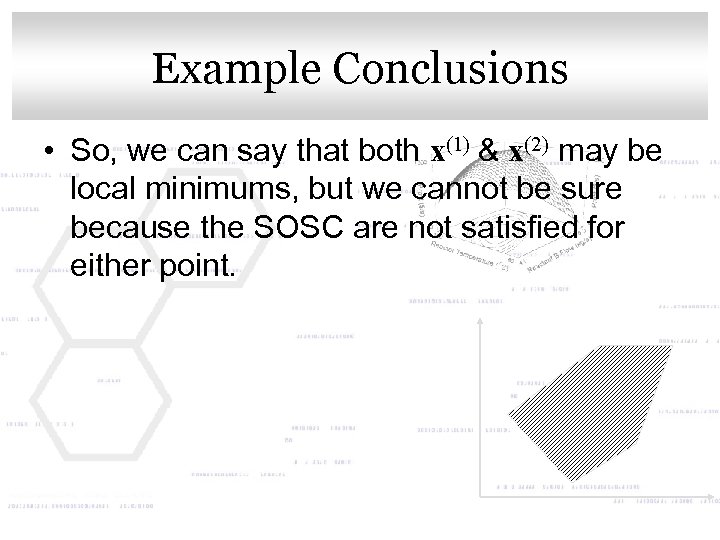 Click to edit Master title style Example Conclusions • So, we can say that