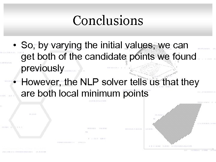 Click to edit Master title style Conclusions • So, by varying the initial values,