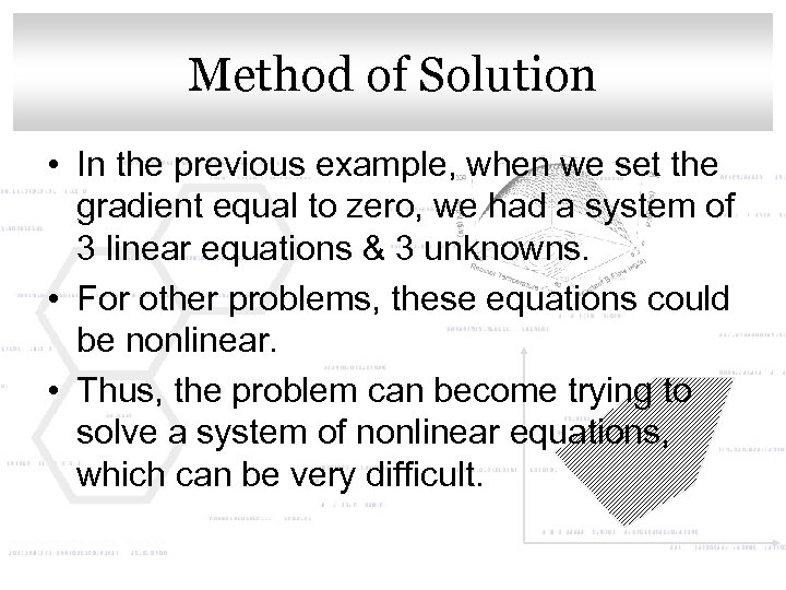 Click. Method. Master title style to edit of Solution • In the previous example,