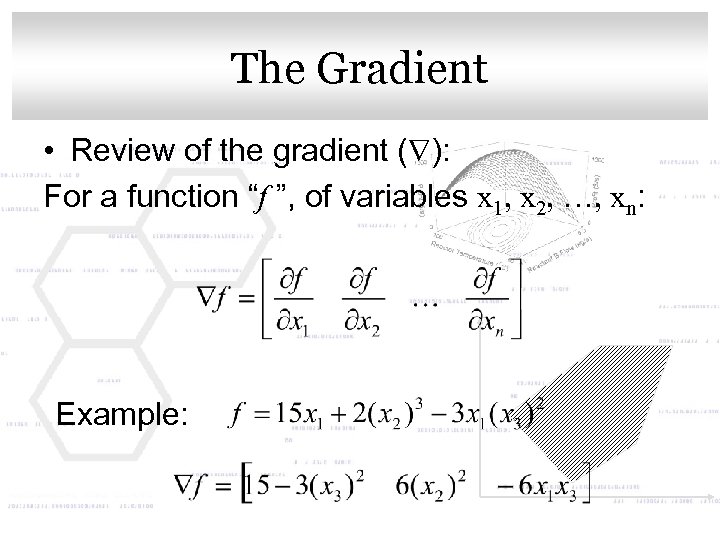 Click to The Gradient style edit Master title • Review of the gradient (