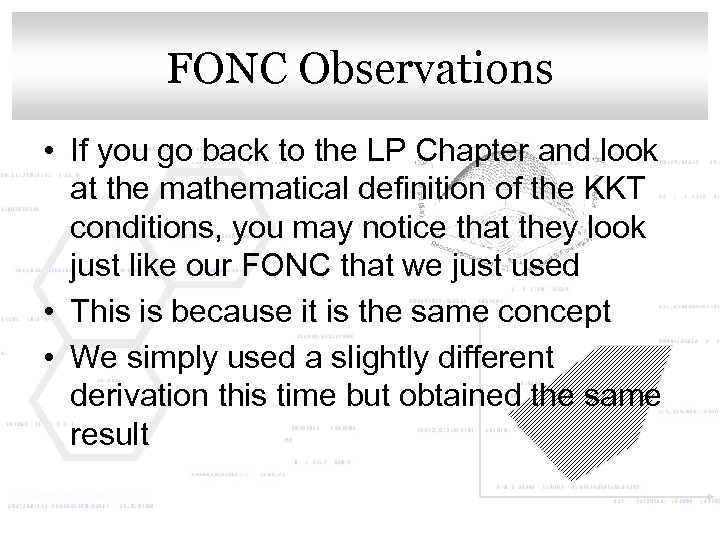 Click. FONC Observationsstyle to edit Master title • If you go back to the
