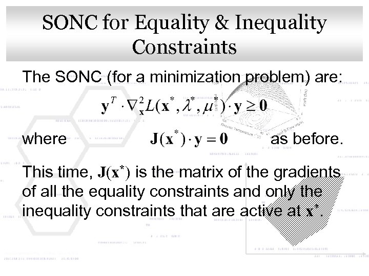 SONC for Equality & Inequality Click to edit Master title style Constraints The SONC