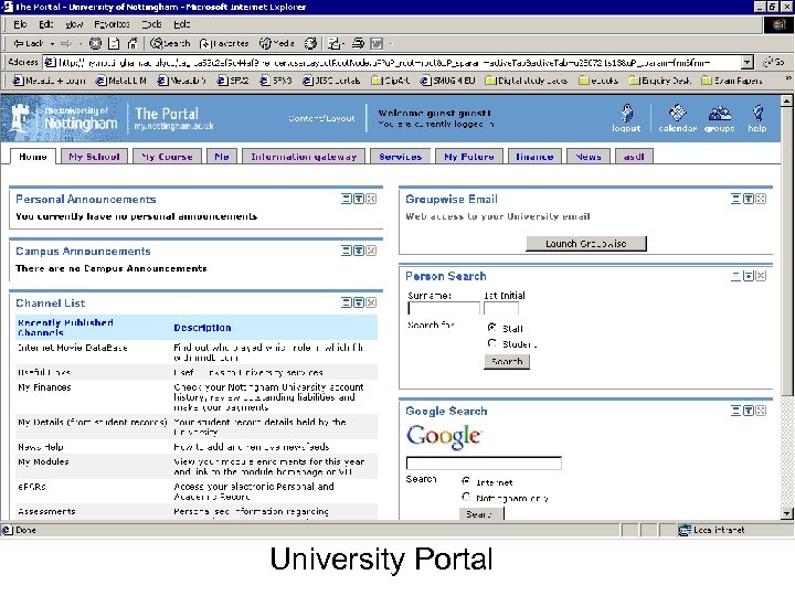 University Portal 