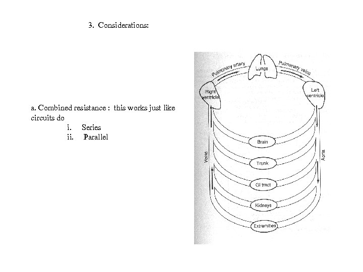 3. Considerations: a. Combined resistance : this works just like circuits do i. Series