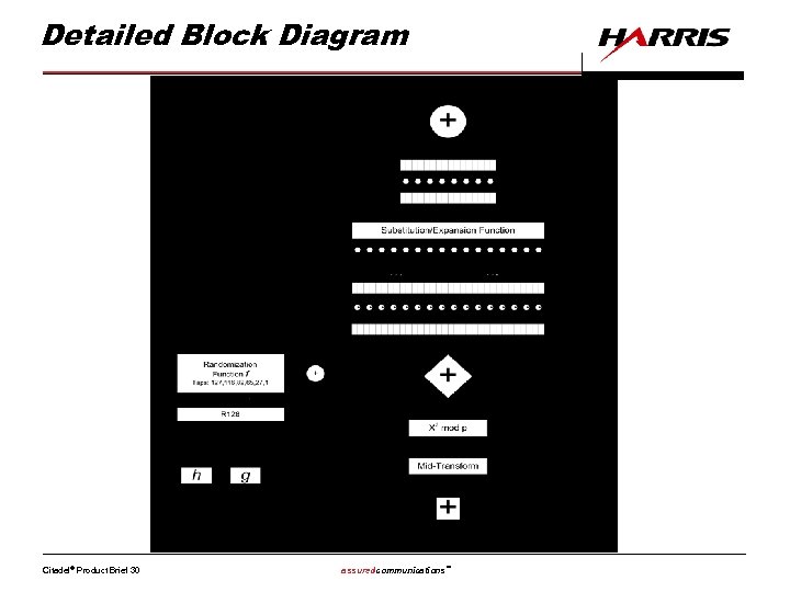 Detailed Block Diagram Citadel® Product Brief 30 assuredcommunications™ 