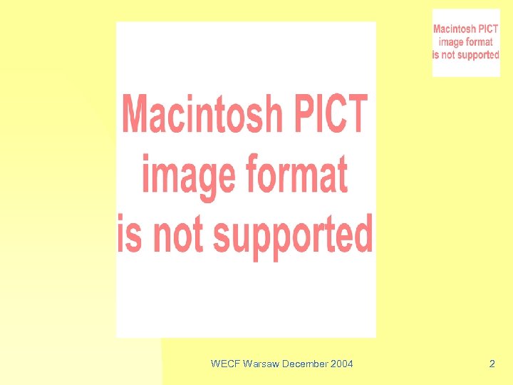 WECF Warsaw December 2004 2 