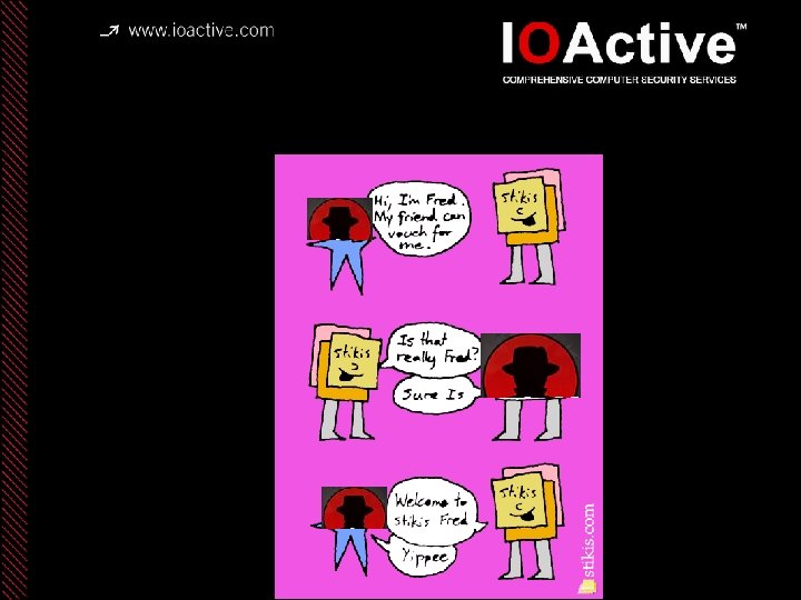 How did Stikis find the “friend”? Hint: DNS 