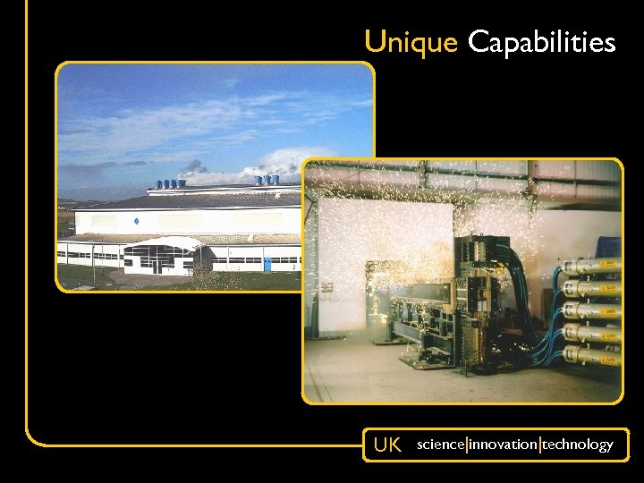Unique Capabilities UK science|innovation|technology 