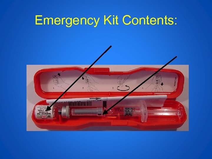 Emergency Kit Contents: 