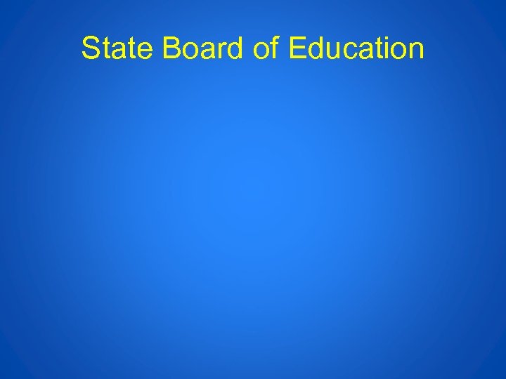 State Board of Education 