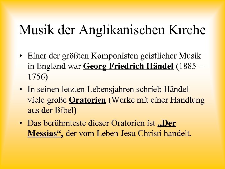 Musik der Anglikanischen Kirche • Einer der größten Komponisten geistlicher Musik in England war