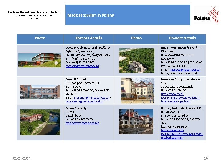 Trade and Investment Promotion Section Embassy of the Republic of Poland in Helsinki Photo