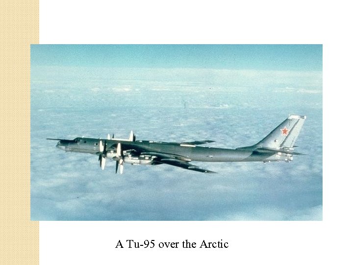 A Tu-95 over the Arctic 