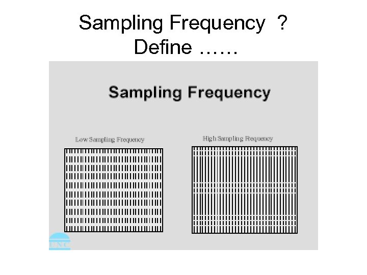 Sampling Frequency ? Define …… 
