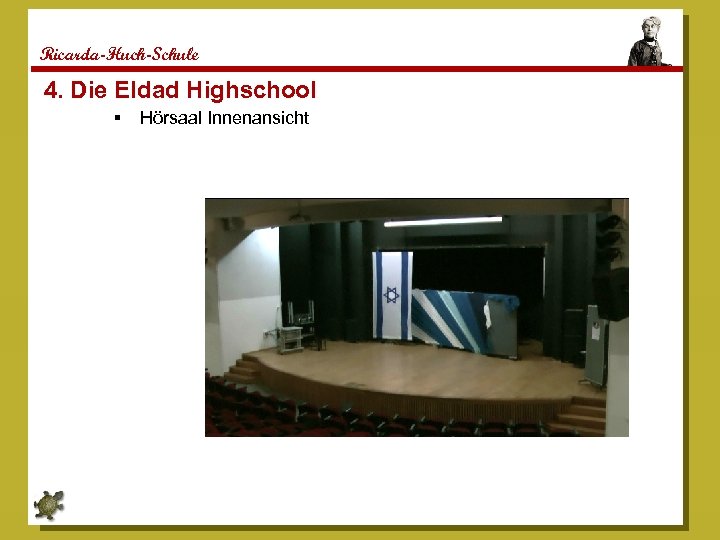 Ricarda-Huch-Schule 4. Die Eldad Highschool Page 10 Hörsaal Innenansicht 