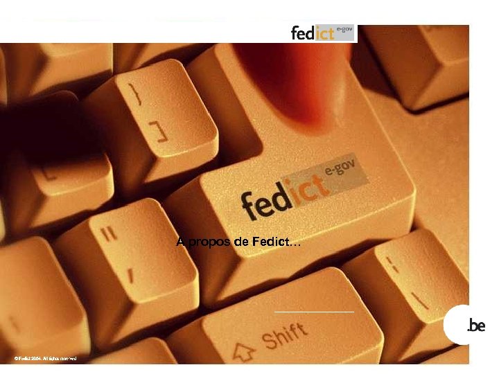 A propos de Fedict… 