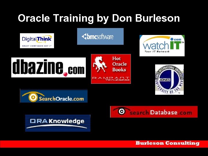 Oracle Training by Don Burleson 