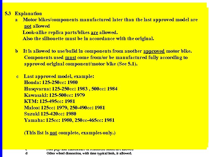 ARTICLE 4 Rules 4. 1 The race track must be safety-inspected and prepared if/as