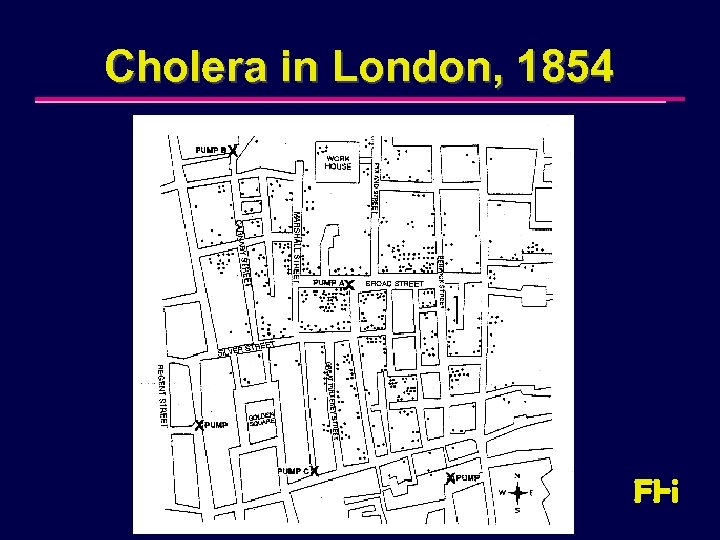 Cholera in London, 1854 