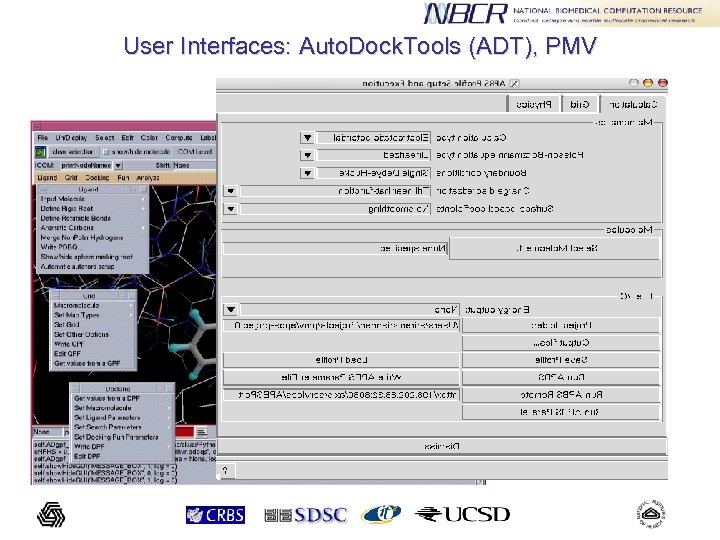 User Interfaces: Auto. Dock. Tools (ADT), PMV 