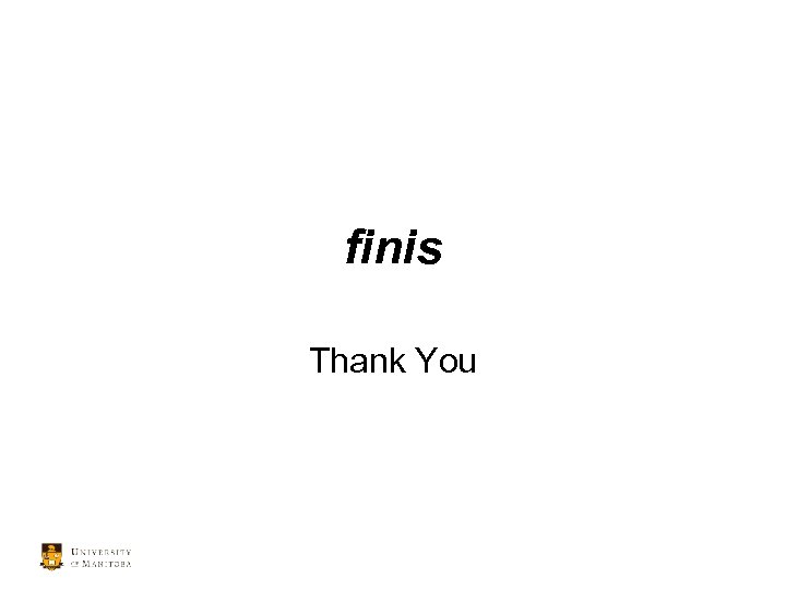finis Thank You 