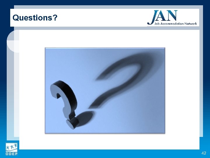 Questions? 42 