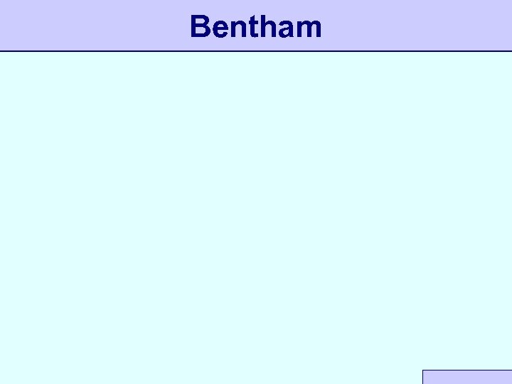 Bentham 