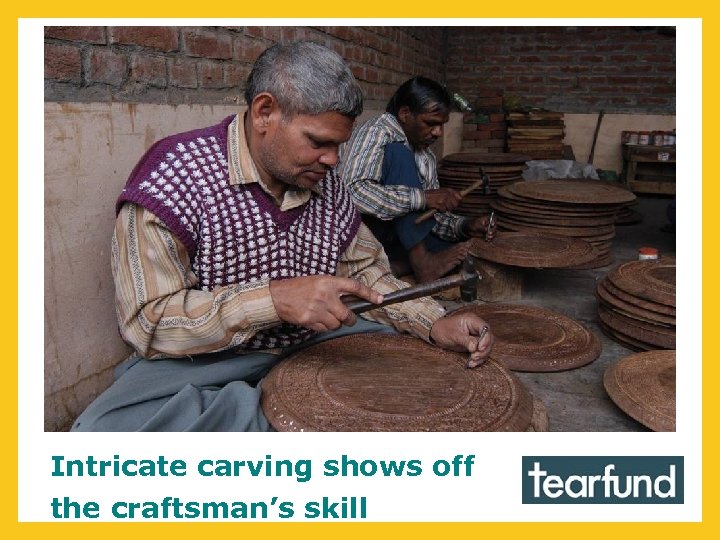 Intricate carving shows off the craftsman’s skill 