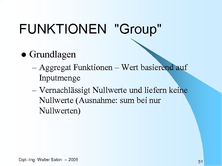 FUNKTIONEN 