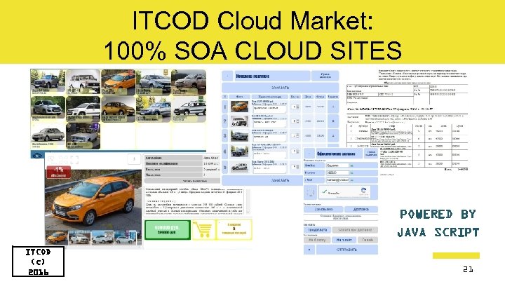 ITCOD Cloud Market: 100% SOA CLOUD SITES POWERED BY JAVA SCRIPT ITCOD (c) 2016