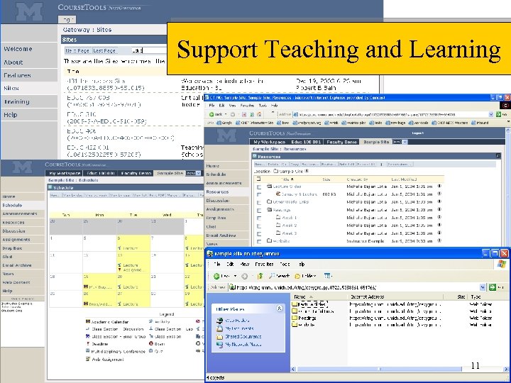 Support Teaching and Learning 11 