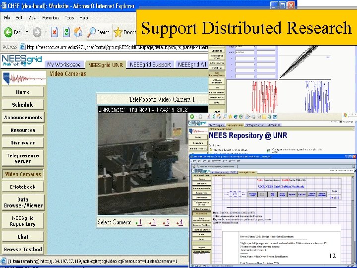 Support Distributed Research 12 