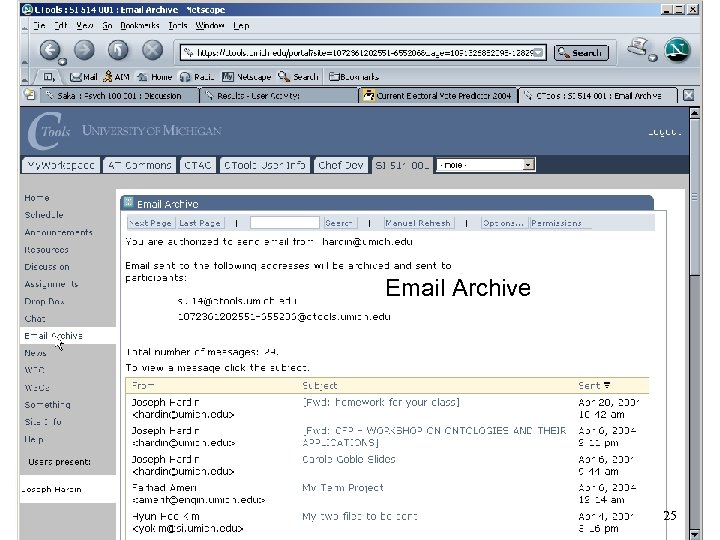 Email Archive 25 