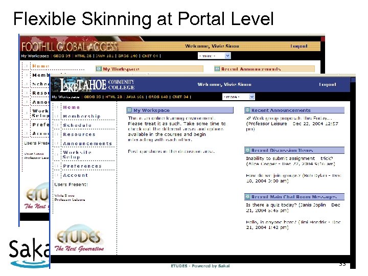 Flexible Skinning at Portal Level 33 