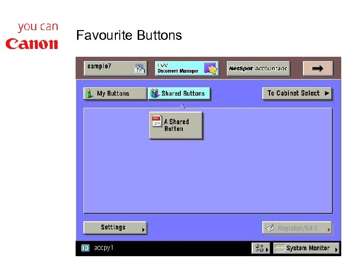 Favourite Buttons 