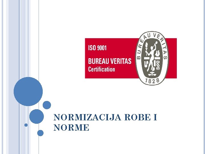 NORMIZACIJA ROBE I NORME 