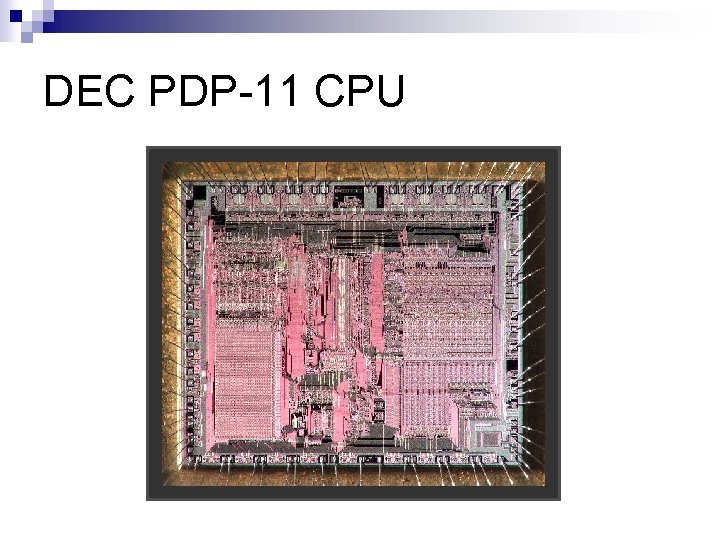 DEC PDP-11 CPU 