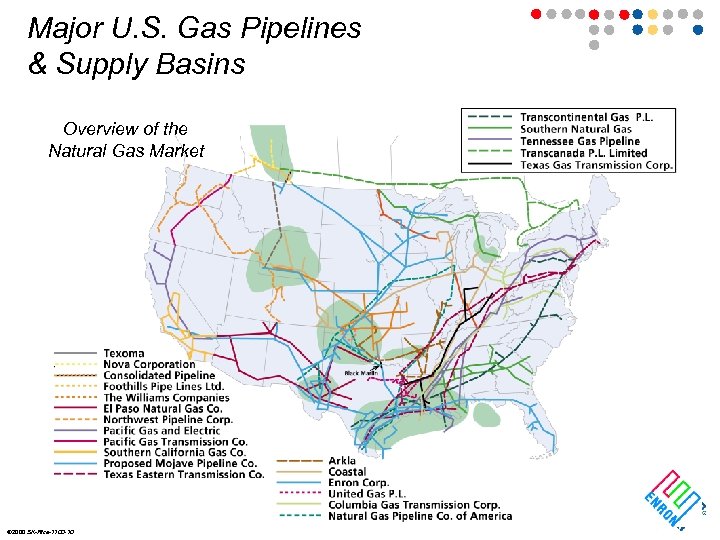 Major U. S. Gas Pipelines & Supply Basins Overview of the Natural Gas Market