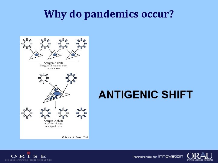 Why do pandemics occur? ANTIGENIC SHIFT 