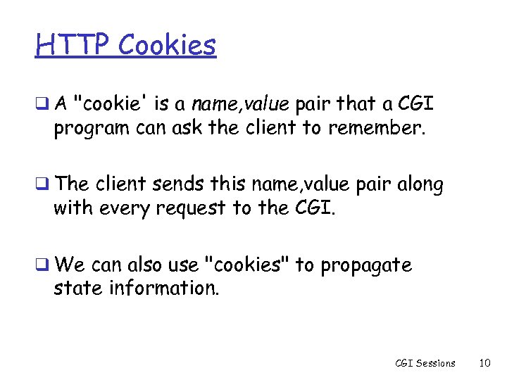 HTTP Cookies q A 