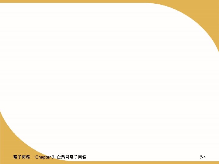 電子商務 Chapter 5 企業間電子商務 5 -4 