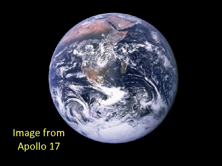 Image from Apollo 17 